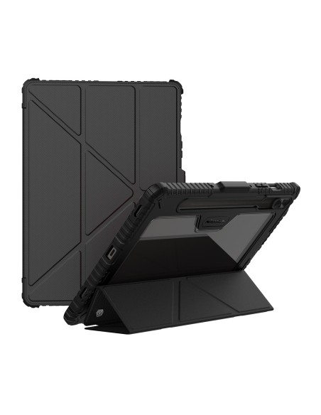 Etui Nillkin Bumper Leather Case Pro na Samsung Galaxy Tab S9 - czarne Etui Nillkin Bumper Leather Case Pro na Samsung Galaxy Tab S9 - czarne