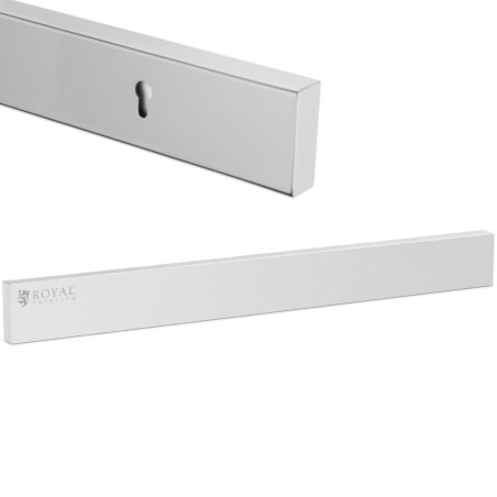 Magnetinė sieninė juostelė peiliams, nerūdijančio plieno indams, ilgis 44,5 cm Magnetinė sieninė juostelė peiliams, nerūdijančio plieno indams, ilgis 44,5 cm