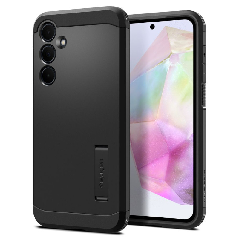 Etui Spigen Tough Armor na Samsung Galaxy A35 5G - czarne Etui Spigen Tough Armor na Samsung Galaxy A35 5G - czarne