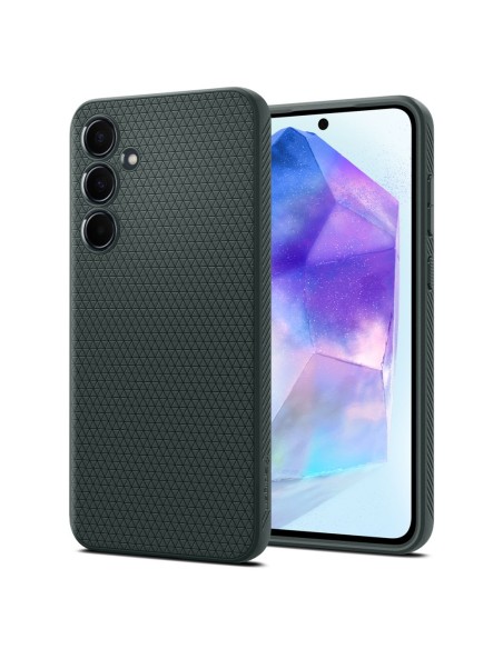 Etui Spigen Liquid Air na Samsung Galaxy A55 5G - zielone Etui Spigen Liquid Air na Samsung Galaxy A55 5G - zielone