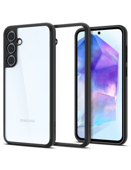 Etui Spigen Ultra Hybrid na Samsung Galaxy A55 5G - czarny mat Etui Spigen Ultra Hybrid na Samsung Galaxy A55 5G - czarny mat