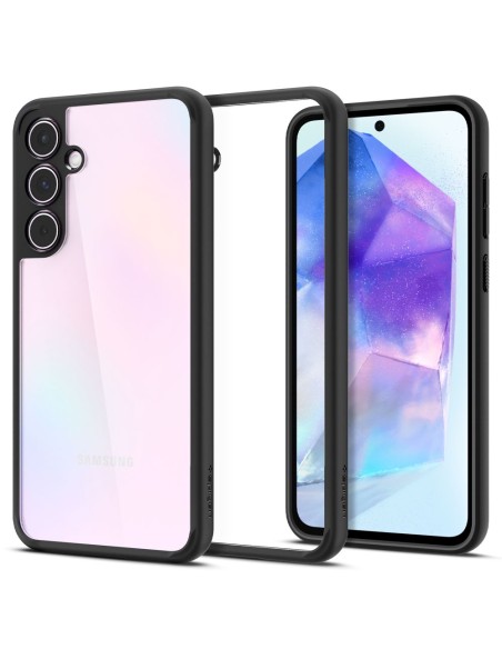Etui Spigen Ultra Hybrid na Samsung Galaxy A55 5G - czarny mat Etui Spigen Ultra Hybrid na Samsung Galaxy A55 5G - czarny mat