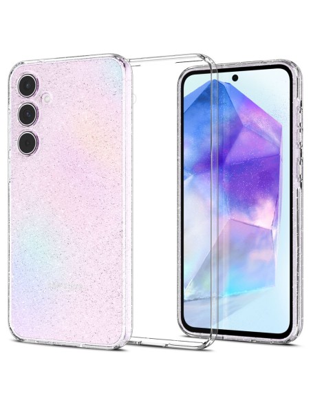 Etui Spigen Liquid Crystal na Samsung Galaxy A55 5G - przezroczysto-brokatowe Etui Spigen Liquid Crystal na Samsung Galaxy A55 5G - przezroczysto-brokatowe