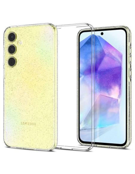Etui Spigen Liquid Crystal na Samsung Galaxy A55 5G - przezroczysto-brokatowe Etui Spigen Liquid Crystal na Samsung Galaxy A55 5G - przezroczysto-brokatowe