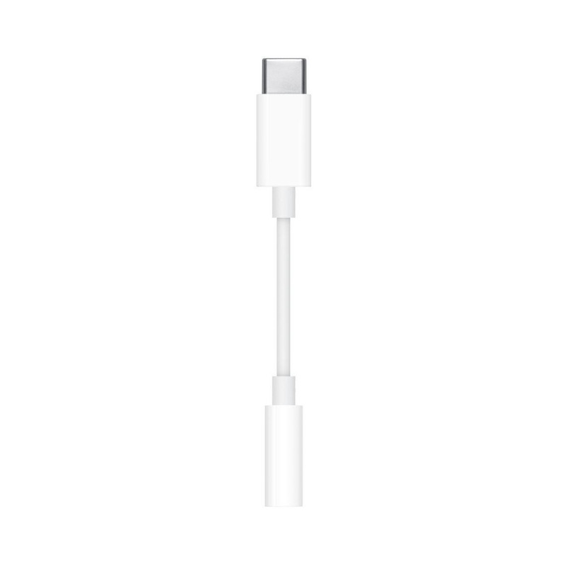Adapter audio Apple MU7E2ZM/ A USB-C - mini jack 3.5 mm - biały