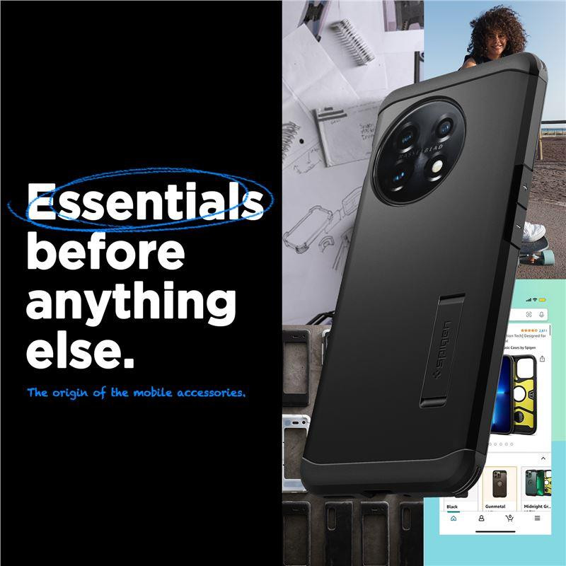 PO ZWROCIE Etui Spigen Tough Armor na OnePlus 11 5G - czarne