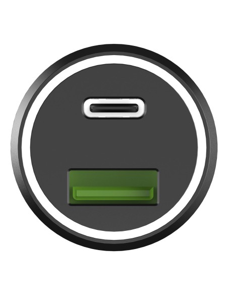 Ładowarka samochodowa Silver Monkey SMA078 1xUSB-C 1xUSB-A 45W PD QC - czarna