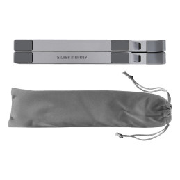 Podstawka Silver Monkey Blanc pod laptopa ergonomiczna składana - srebrna