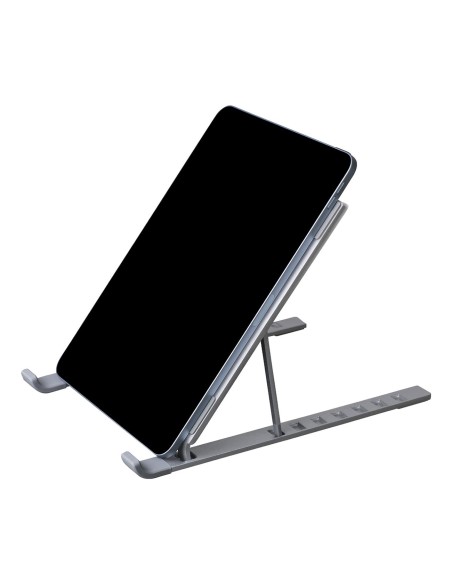 Podstawka Silver Monkey Blanc pod laptopa ergonomiczna składana - srebrna Podstawka Silver Monkey Blanc pod laptopa ergonomiczna składana - srebrna