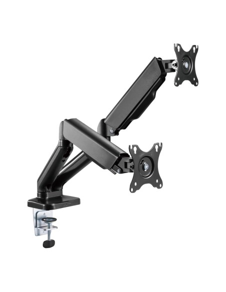 Uchwyt Silver Monkey UM-800 do dwóch monitorów na sprężynie gazowej - czarny Uchwyt Silver Monkey UM-800 do dwóch monitorów na sprężynie gazowej - czarny