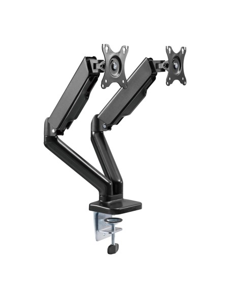 Uchwyt Silver Monkey UM-800 do dwóch monitorów na sprężynie gazowej - czarny Uchwyt Silver Monkey UM-800 do dwóch monitorów na sprężynie gazowej - czarny