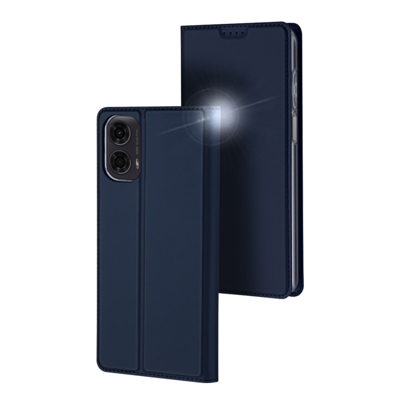 Etui Dux Ducis Skin Pro z klapką i miejscem na kartę na Motorola Moto G04/ G24/ G24 Power - niebieskie