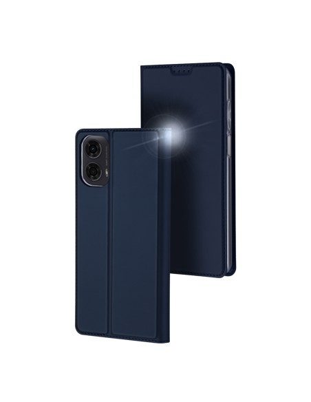 Etui Dux Ducis Skin Pro z klapką i miejscem na kartę na Motorola Moto G04/ G24/ G24 Power - niebieskie Etui Dux Ducis Skin Pro z klapką i miejscem na kartę na Motorola Moto G04/ G24/ G24 Power - niebieskie