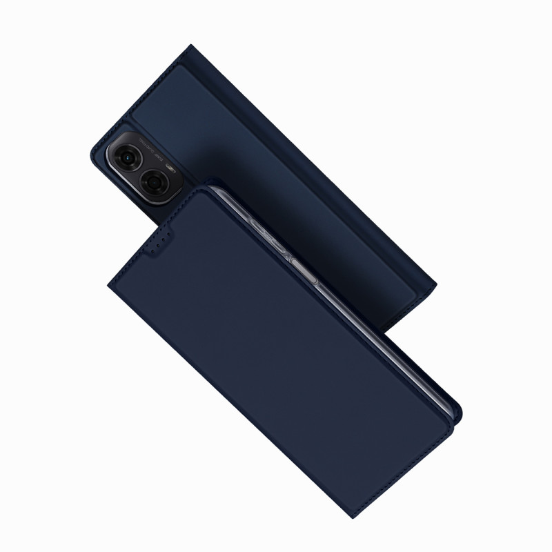 Etui Dux Ducis Skin Pro z klapką i miejscem na kartę na Motorola Moto G04/ G24/ G24 Power - niebieskie