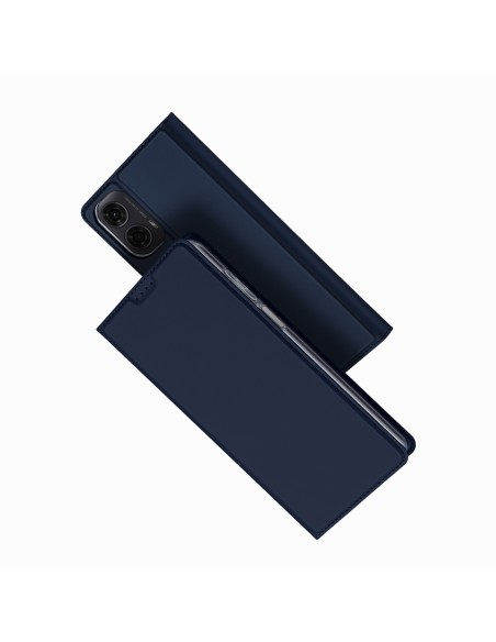 Etui Dux Ducis Skin Pro z klapką i miejscem na kartę na Motorola Moto G04/ G24/ G24 Power - niebieskie Etui Dux Ducis Skin Pro z klapką i miejscem na kartę na Motorola Moto G04/ G24/ G24 Power - niebieskie