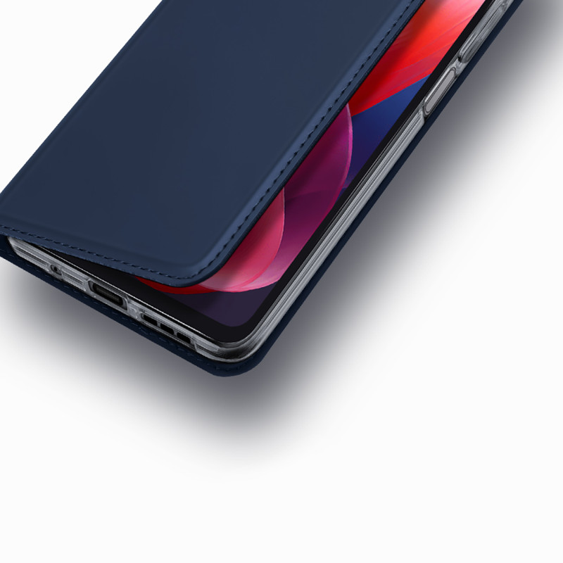 Etui Dux Ducis Skin Pro z klapką i miejscem na kartę na Motorola Moto G04/ G24/ G24 Power - niebieskie