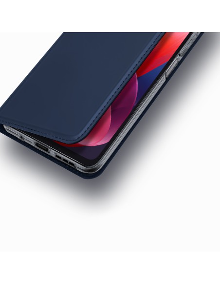 Etui Dux Ducis Skin Pro z klapką i miejscem na kartę na Motorola Moto G04/ G24/ G24 Power - niebieskie Etui Dux Ducis Skin Pro z klapką i miejscem na kartę na Motorola Moto G04/ G24/ G24 Power - niebieskie