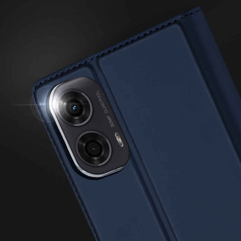 Etui Dux Ducis Skin Pro z klapką i miejscem na kartę na Motorola Moto G04/ G24/ G24 Power - niebieskie