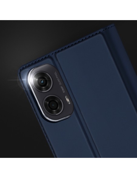 Etui Dux Ducis Skin Pro z klapką i miejscem na kartę na Motorola Moto G04/ G24/ G24 Power - niebieskie Etui Dux Ducis Skin Pro z klapką i miejscem na kartę na Motorola Moto G04/ G24/ G24 Power - niebieskie
