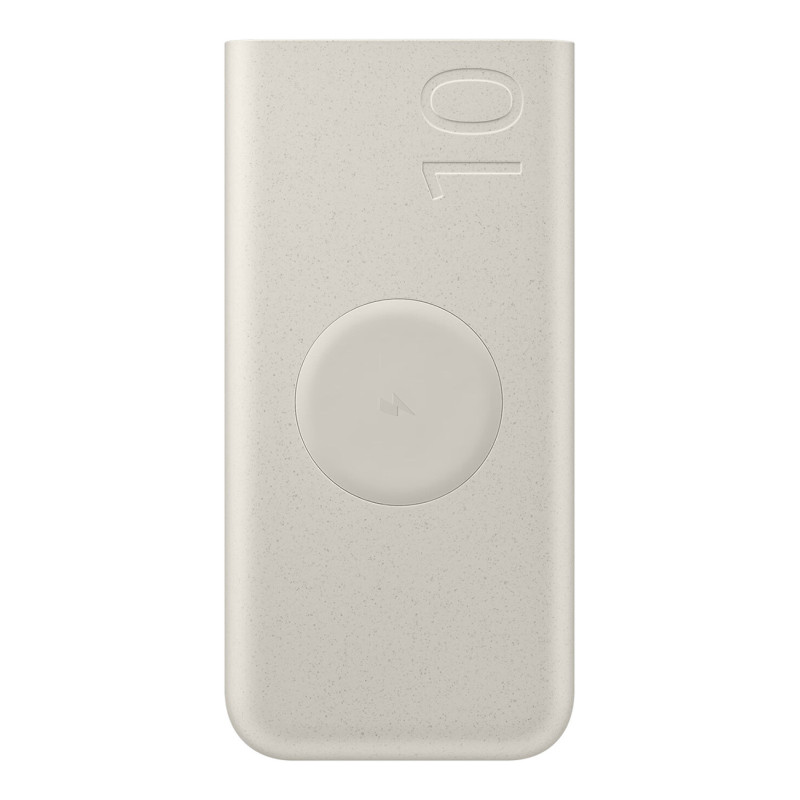 Powerbank Samsung EB-U2510XUEGEU indukcyjny 10000 mAh 2x USB-C 25W SFC - beżowy Powerbank Samsung EB-U2510XUEGEU indukcyjny 10000 mAh 2x USB-C 25W SFC - beżowy