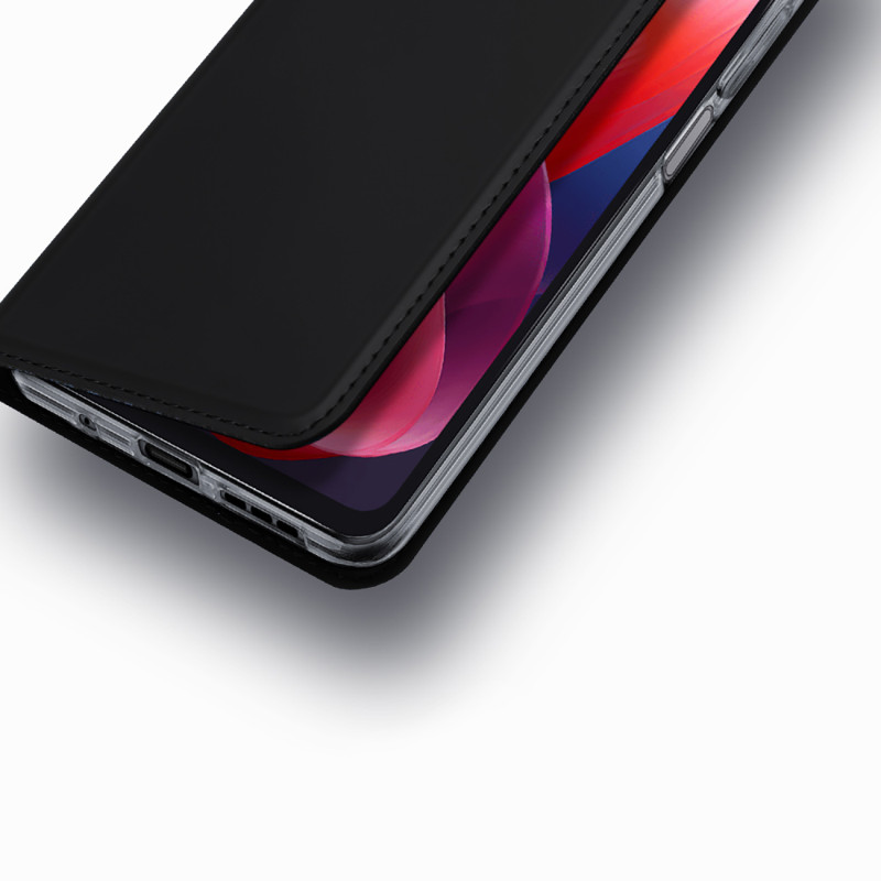 Etui Dux Ducis Skin Pro z klapką i miejscem na kartę na Motorola Moto G04/ G04s/ G24/ G24 Power - czarne