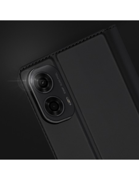 Etui Dux Ducis Skin Pro z klapką i miejscem na kartę na Motorola Moto G04/ G04s/ G24/ G24 Power - czarne Etui Dux Ducis Skin Pro z klapką i miejscem na kartę na Motorola Moto G04/ G04s/ G24/ G24 Power - czarne