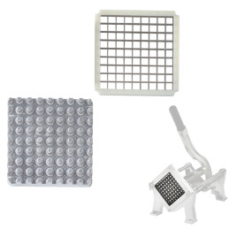 Tinklelis su presu rankinei gruzdintų bulvyčių pjaustyklei 10x10 mm