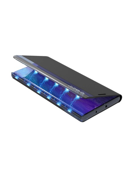 Etui New Sleep View Case z klapką i podstawką na Samsung Galaxy A55 - czarne Etui New Sleep View Case z klapką i podstawką na Samsung Galaxy A55 - czarne