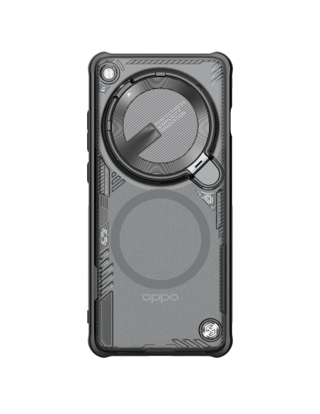 Etui Nillkin Iceblade Prop na Oppo Find X7 Ultra z modułem magnetycznym - czarne Etui Nillkin Iceblade Prop na Oppo Find X7 Ultra z modułem magnetycznym - czarne