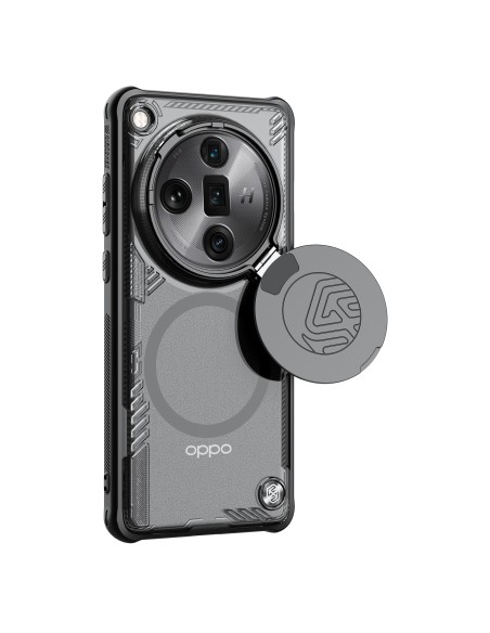 Etui Nillkin Iceblade Prop na Oppo Find X7 Ultra z modułem magnetycznym - czarne Etui Nillkin Iceblade Prop na Oppo Find X7 Ultra z modułem magnetycznym - czarne