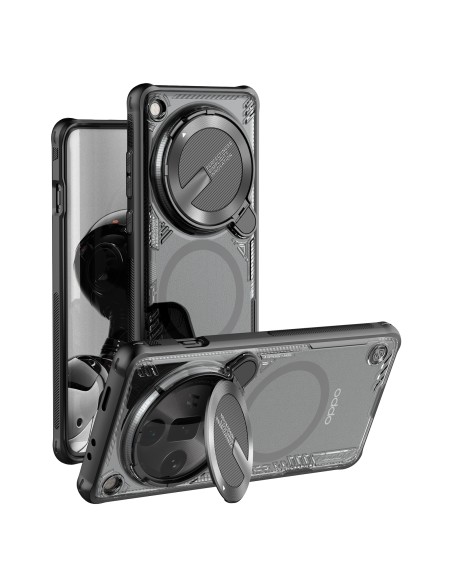 Etui Nillkin Iceblade Prop na Oppo Find X7 Ultra z modułem magnetycznym - czarne Etui Nillkin Iceblade Prop na Oppo Find X7 Ultra z modułem magnetycznym - czarne