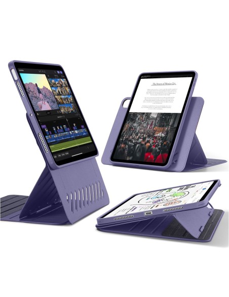 Etui ESR Shift Magnetic na iPad Air 10.9'' 4/ 5 2020-2022 / 11.6'' 2024 - fioletowy