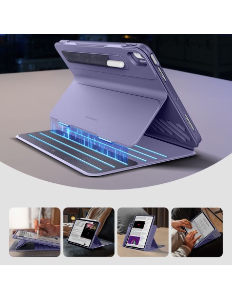 Etui ESR Shift Magnetic na iPad Air 10.9'' 4/ 5 2020-2022 / 11.6'' 2024 - fioletowy