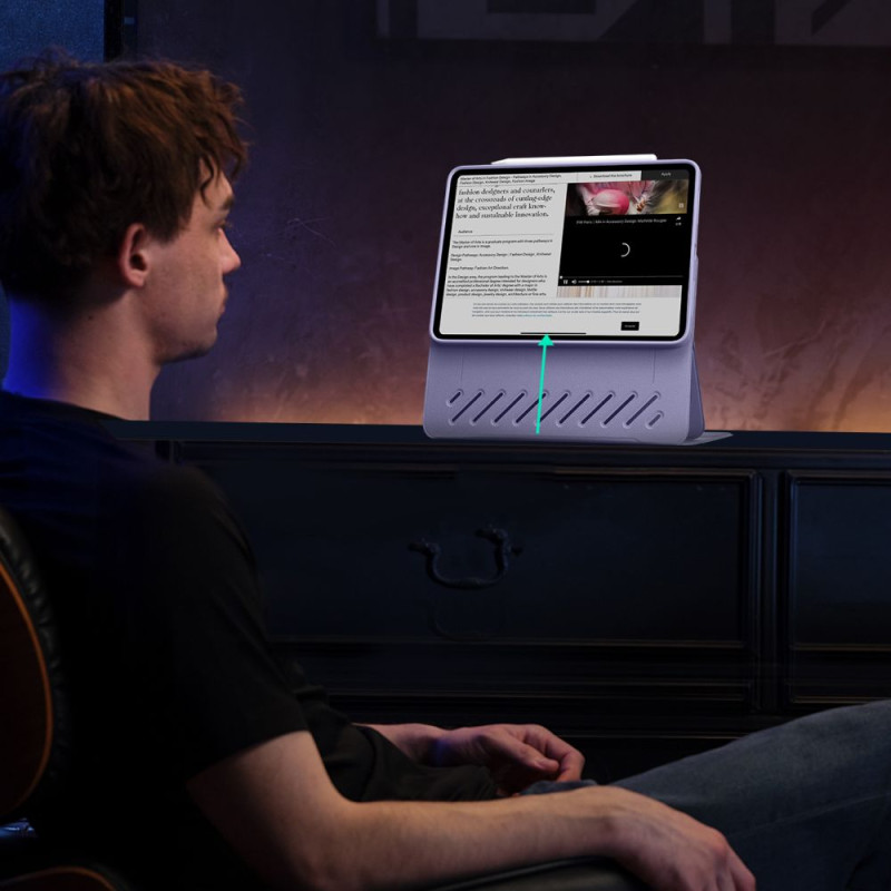 Etui ESR Shift Magnetic na iPad Air 10.9'' 4/ 5 2020-2022 / 11.6'' 2024 - fioletowy