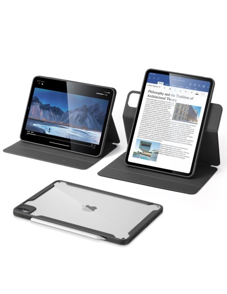 Etui ESR Rebound Hybrid na iPad Air 10.9'' 4/ 5 2020-2022 / 11.6'' 2024 - czarne Etui ESR Rebound Hybrid na iPad Air 10.9'' 4/ 5 2020-2022 / 11.6'' 2024 - czarne