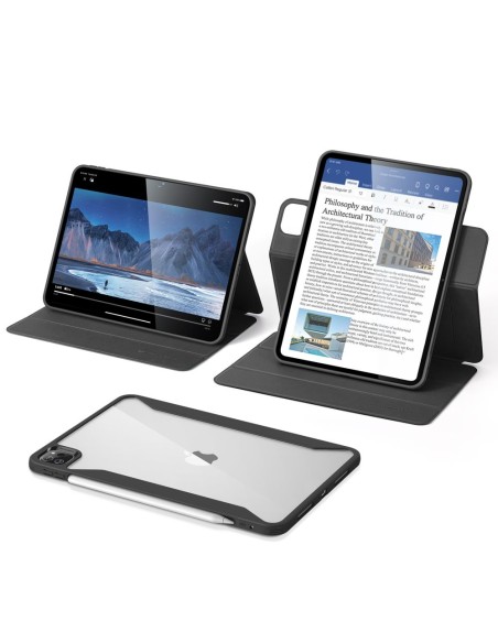 Etui ESR Rebound Hybrid na iPad Pro 11.5'' 2024 - czarne Etui ESR Rebound Hybrid na iPad Pro 11.5'' 2024 - czarne