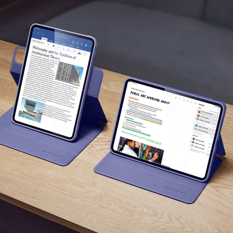 Etui ESR Rebound Hybrid na iPad Pro 11.5'' 2024 - fioletowe
