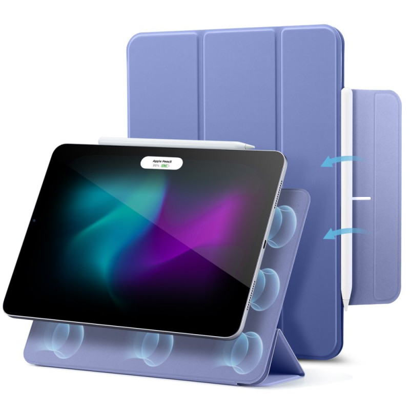 Etui ESR Rebound Magnetic na iPad Pro 11.5'' 2024 - fioletowe