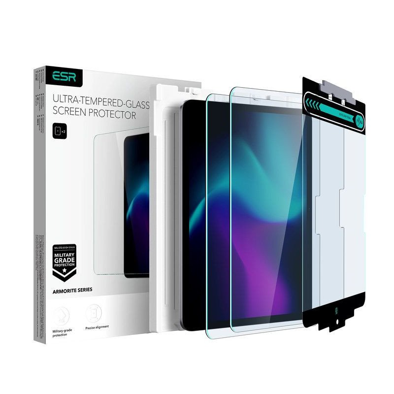 Szkło hartowane ESR Armorite na iPad Pro 13.7'' 2024 - 2 szt. Szkło hartowane ESR Armorite na iPad Pro 13.7'' 2024 - 2 szt.