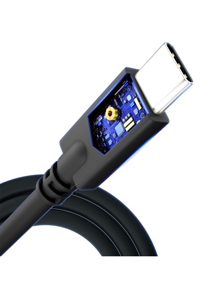 Kabel 3mk Hyper Cable USB-C / USB-C 100W 4K 60Hz 1m - czarny Kabel 3mk Hyper Cable USB-C / USB-C 100W 4K 60Hz 1m - czarny