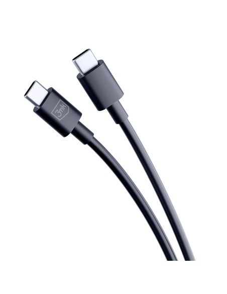 Kabel 3mk Hyper Cable USB-C / USB-C 100W 1.2m - czarny Kabel 3mk Hyper Cable USB-C / USB-C 100W 1.2m - czarny