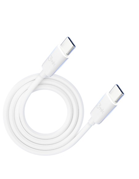 Kabel 3mk Hyper Cable USB-C / USB-C 100W 2m - biały Kabel 3mk Hyper Cable USB-C / USB-C 100W 2m - biały