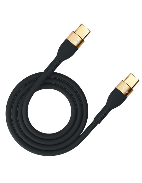 Kabel 3mk Hyper Silicone Cable USB-C / USB-C 100W 2m - czarny Kabel 3mk Hyper Silicone Cable USB-C / USB-C 100W 2m - czarny
