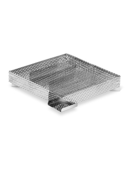 Rūkyklos įdėklas medienos drožlėms stačiakampis nerūdijantis plienas 20,5x3,2x4,4 cm Rūkyklos įdėklas medienos drožlėms stačiakampis nerūdijantis plienas 20,5x3,2x4,4 cm
