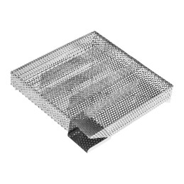 Rūkyklos įdėklas medienos drožlėms stačiakampis nerūdijantis plienas 20,5x3,2x4,4 cm