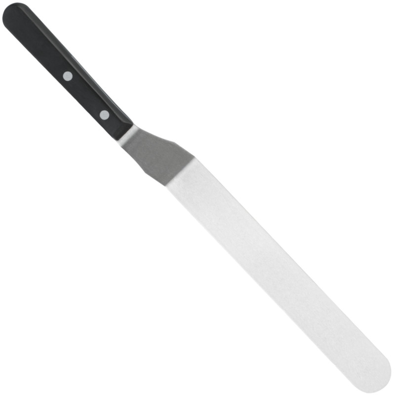 Kampinė konditerinė mentelė kreminei tešlai tepti 300 mm - Hendi 840955