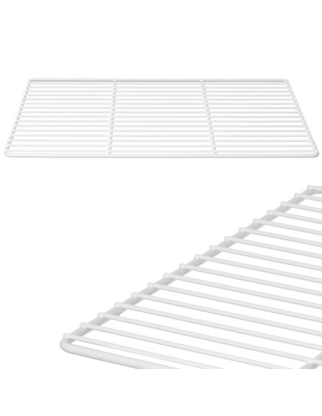 Lentynos grotelės GN 2/1 balto plieno šaldytuvo spintelėms - Hendi 801888