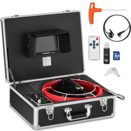 Endoskopinė diagnostinė apžiūros kamera dėkle 12 LED TFT 7'' SD 30 m