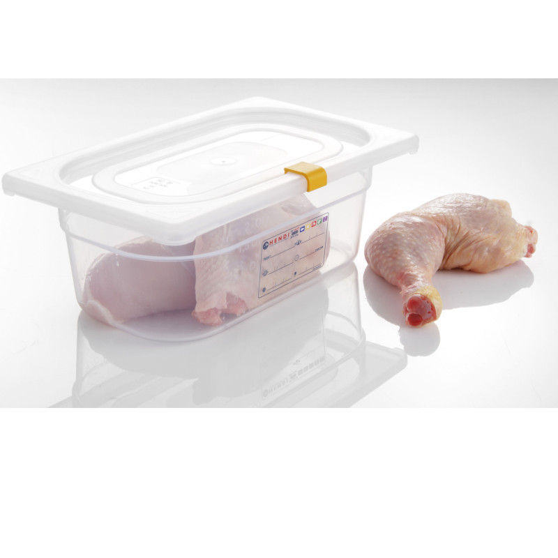 
Polipropileno GN HACCP talpyklos spaustukai Geltona - Hendi 880685
