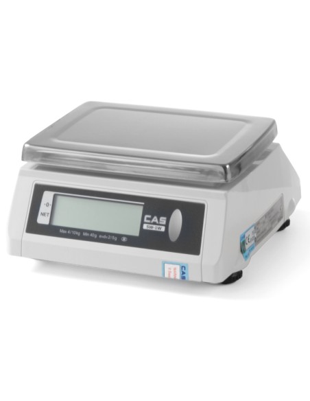 
Vandeniui atsparios kontrolinės svarstyklės, sertifikuotos iki 10kg / 5g - CAS 580370
